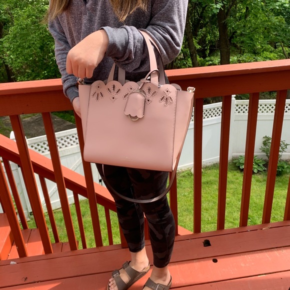 NWT KATE SPADE MAGNOLIA EMBROIDERED MINI MINA - Picture 2 of 7